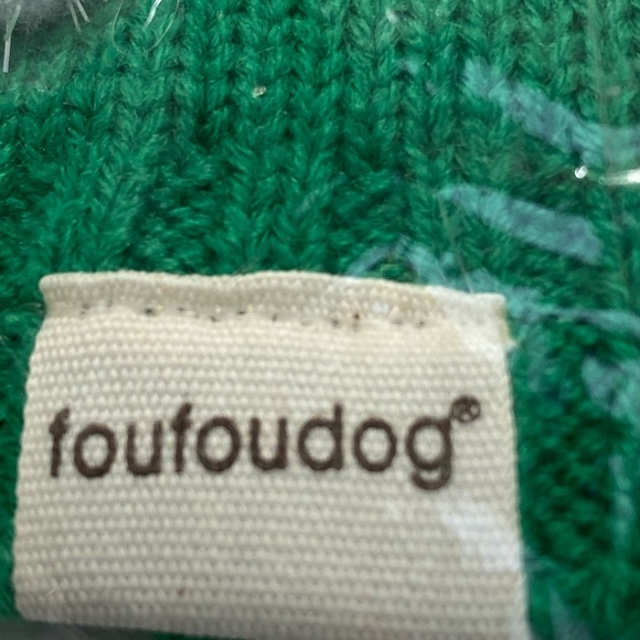 FOUFOUDOG UGLY CHRISTMAS SWEATER XS/S NEW - Picture 2 of 7